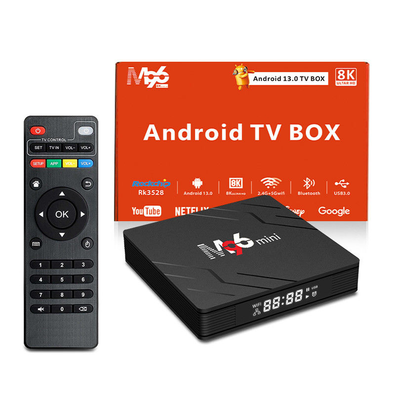 HDMI 2.1 Smart Media Box با دوام ، قابل حمل اندروید تلویزیون Box برای تلویزیون هوشمند