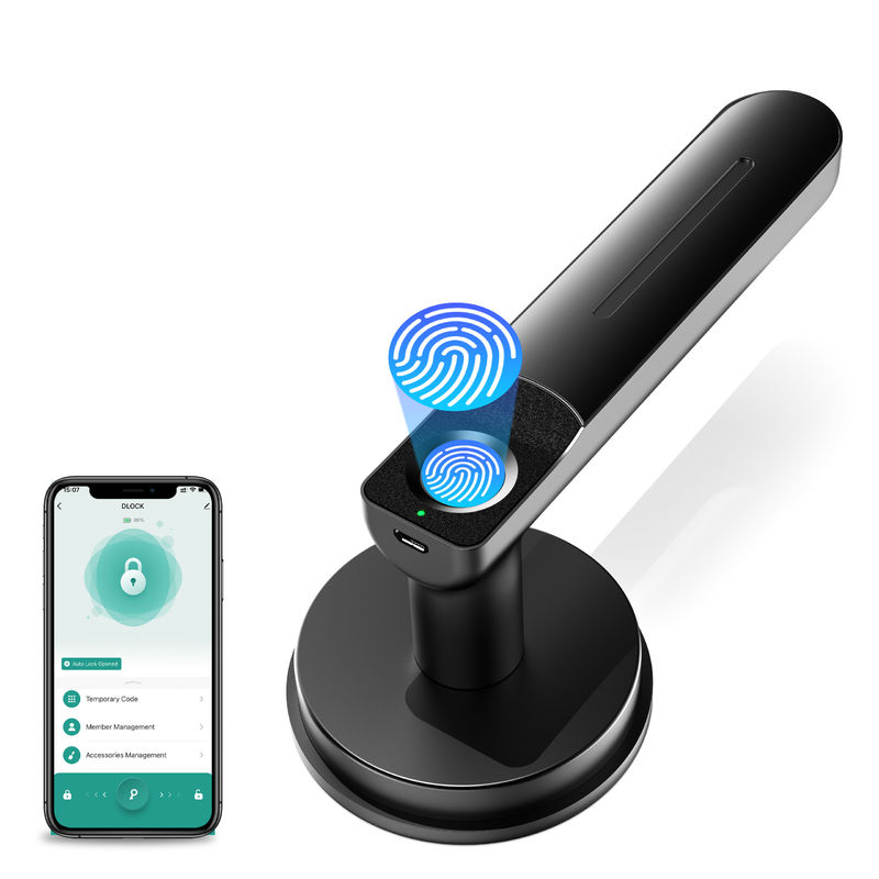 عملکرد اپلیکیشن، قفل درب اثر انگشت هوشمند، قفل درب بدون کلید با دسته، قفل درب اتاق خواب برای اتاق خواب / دفتر