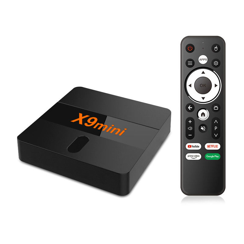 2024 ارزان ترین تلویزیون اندروید 9 ATV با BT Voice Remote 1G 8G X9mini